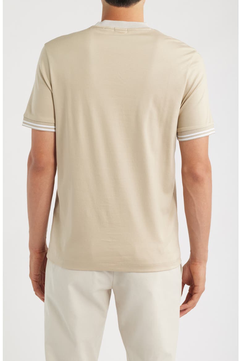 Tessler Cotton Ringer T-Shirt, Alternate, color, OPEN BEIGE
