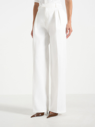 Manière De Voir Julie Satin Twin Pleat Pants
