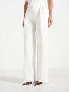 Manière De Voir Julie Satin Twin Pleat Pants