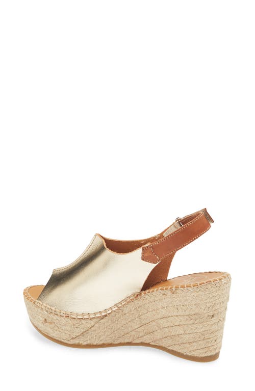 Toni Pons 'lugano' Espadrille Wedge Sandal In Platinum