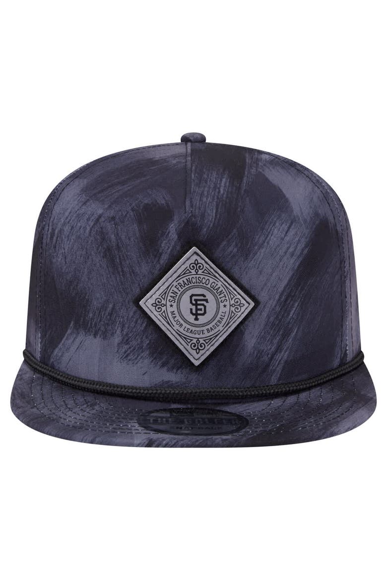 Men's New Era Navy San Francisco Giants Printed Golfer Snapback Hat, Alternate, color, Navy