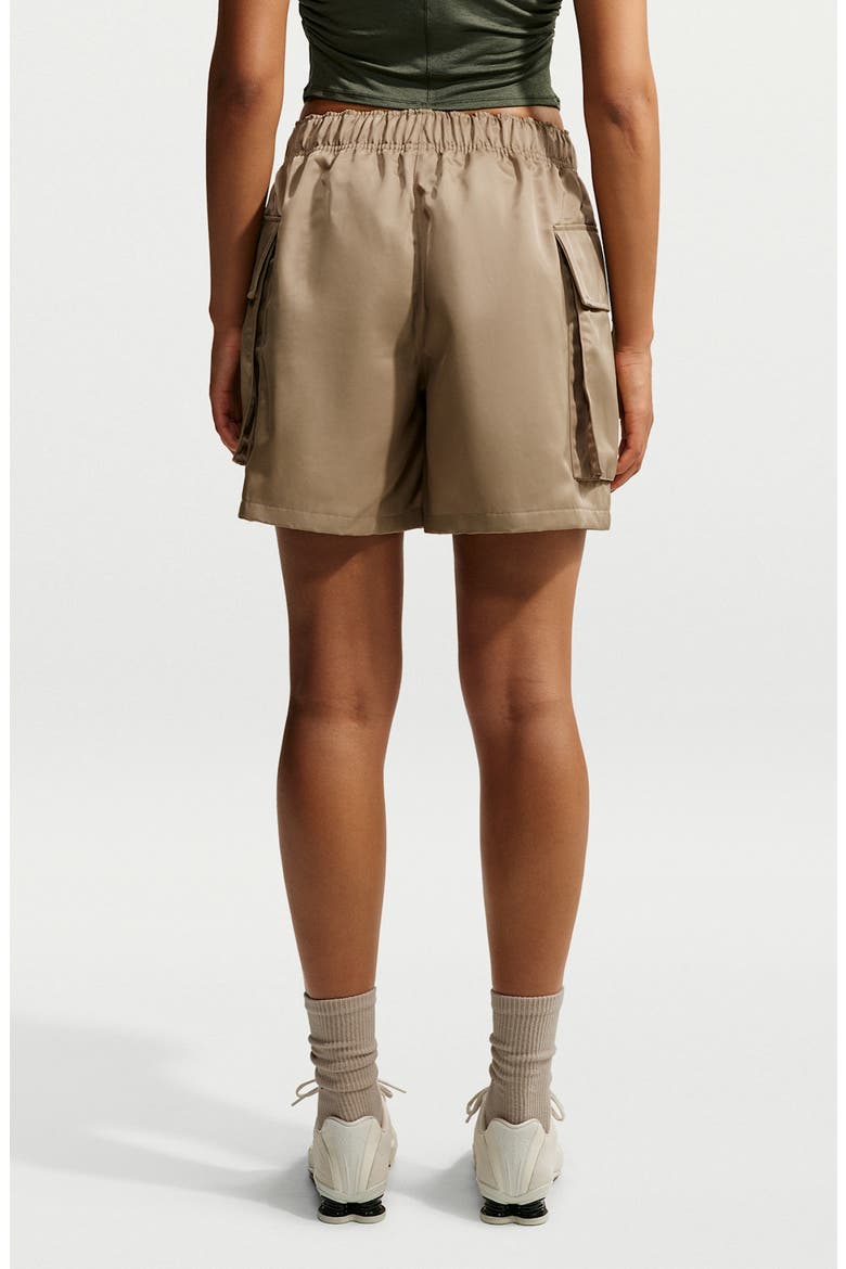 Satin Cargo Shorts, Alternate, color, 297 PARACHUTE BEIGE/PARACHUTE BEIGE