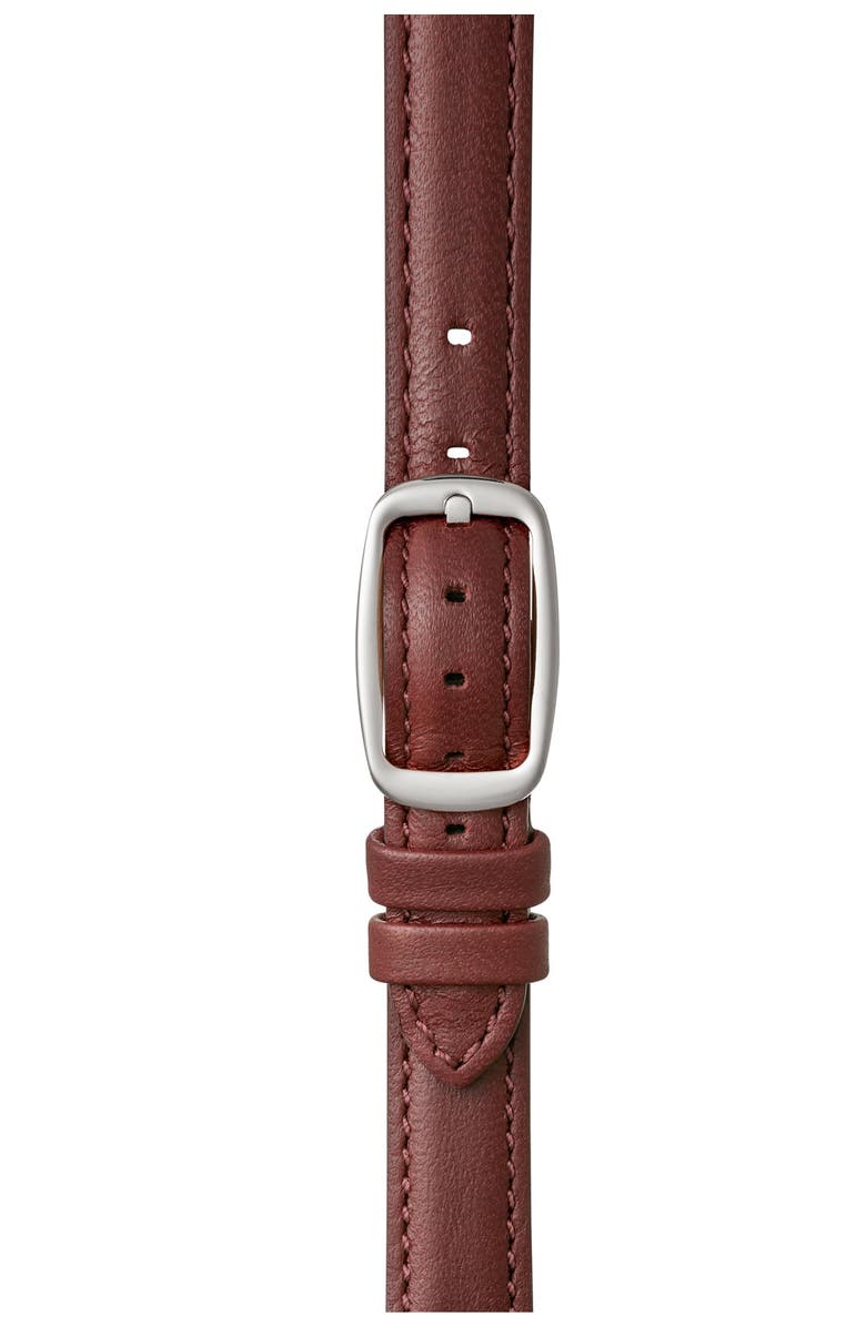 Shinola Women's Interchangeable Leather Watch Strap, 14mm, Main, color,