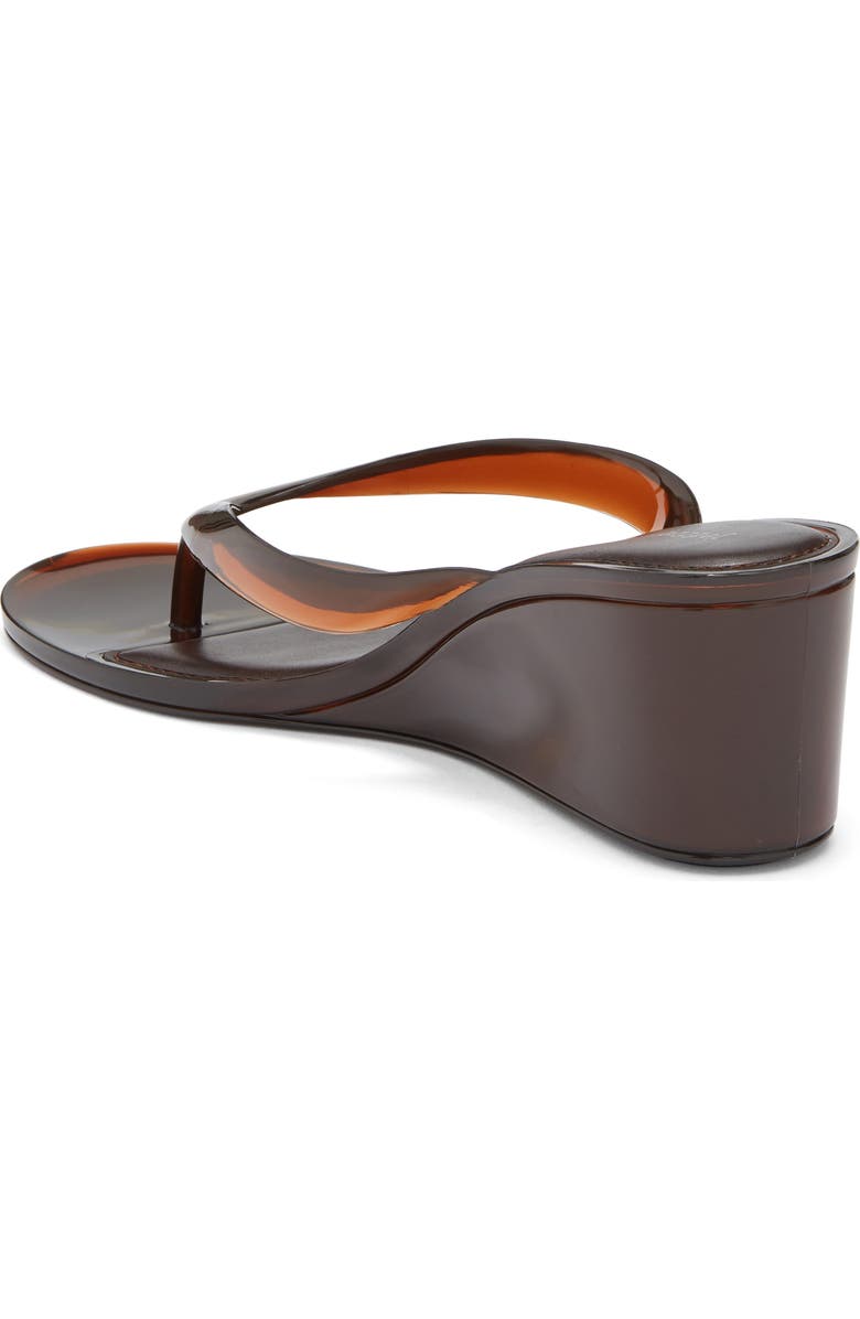 Jeffrey Campbell Gigabyte Wedge Flip Flop, Alternate, color, Brown