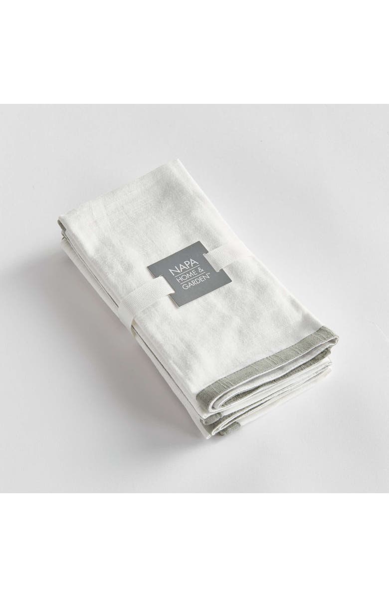 Napa Home & Garden Quinn Dinner Napkins Set Of 4, Alternate, color, Blue