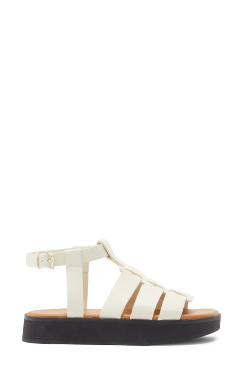 & Other Stories Ankle Strap Flatform Sandal In White