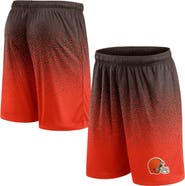 FANATICS Men's Fanatics Branded Brown/Orange Cleveland Browns Ombre Shorts