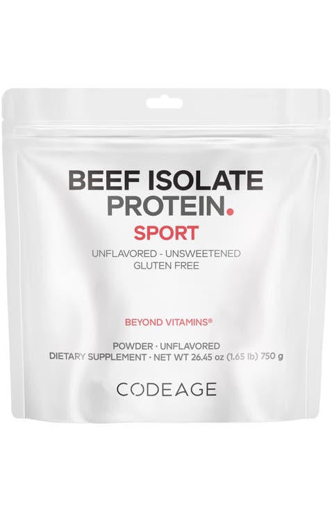 Grass-Fed Beef Isolate Protein Powder Supplement