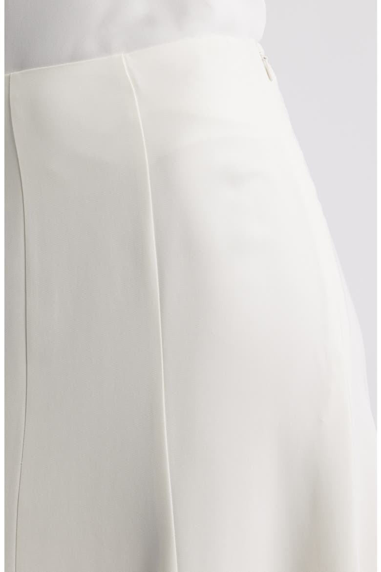 Seamed Layered Midi Skirt, Alternate, color, IVORY TOFU