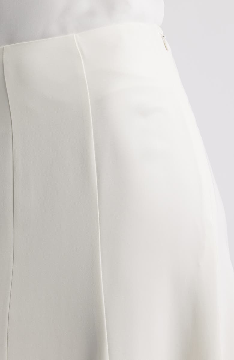 Nordstrom Seamed Layered Midi Skirt, Alternate, color, Ivory Tofu