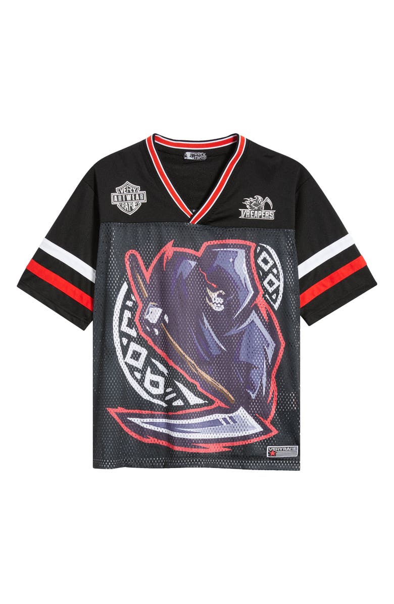 VERYRARE Reaper Mesh Graphic T-Shirt, Alternate, color, Black