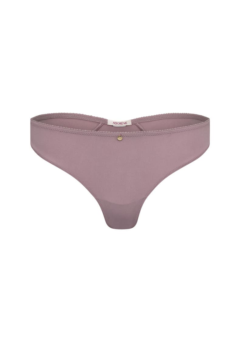 Adore Me Johana Thong Panties, Main, color, Dark Purple
