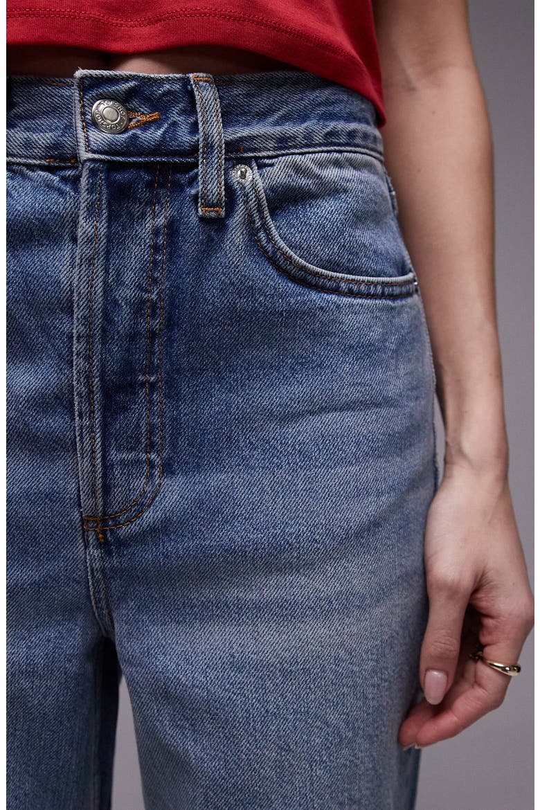 Kort High Waist Wide Leg Jeans, Alternate, color, MEDIUM BLUE