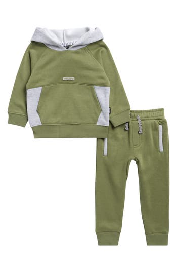 Volcom Fleece Hoodie & Joggers Set In Green