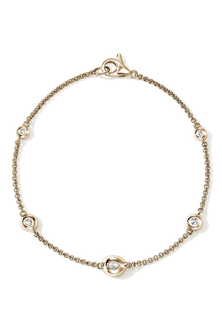 JH Lovestruck™ Station Bracelet, 14K Gold, Lab-Grown Diamonds, 1.45TCW, Alternate, color, GOLD