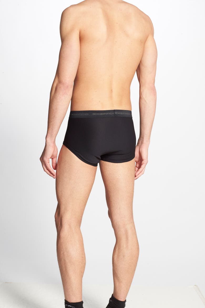 Ex Officio Give-N-Go Briefs, Alternate, color, BLACK