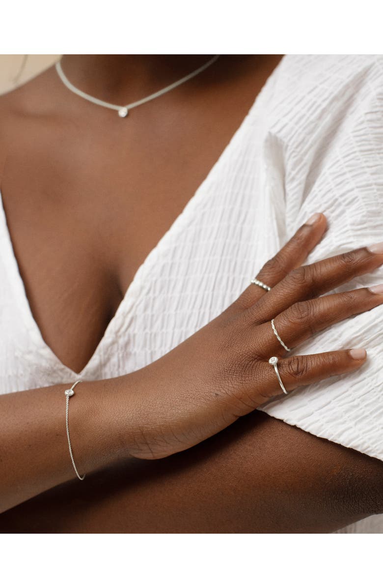 Monica Vinader Essential Diamond Bracelet, Alternate, color,