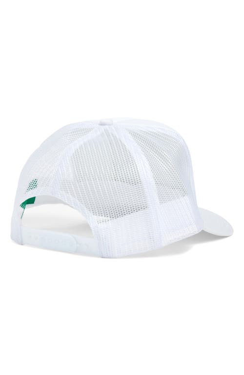 Friday Feelin ' Cowboys & Tequila Patch Trucker Hat In White