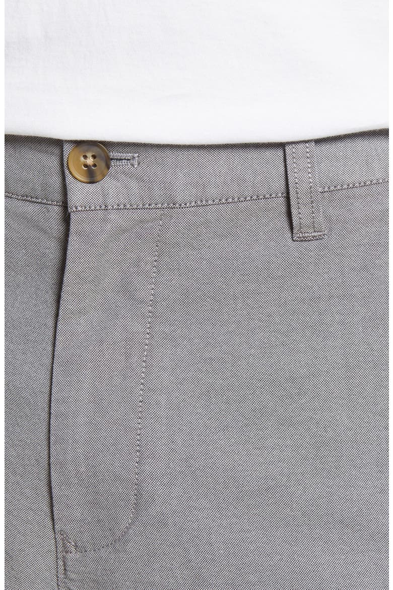 Flat Front Chino Shorts, Alternate, color, CHARCOAL