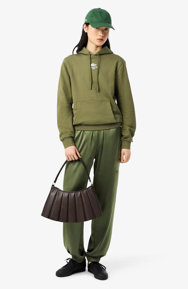 Lacoste Essential Cotton Twill Baseball Cap, Alternate, color, Green