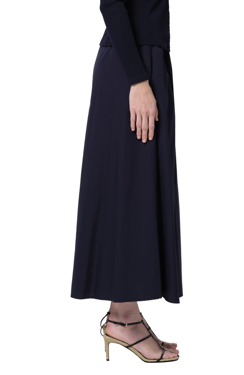 Citizens of Humanity Emi Cotton Poplin Skirt, Alternate, color, Navy