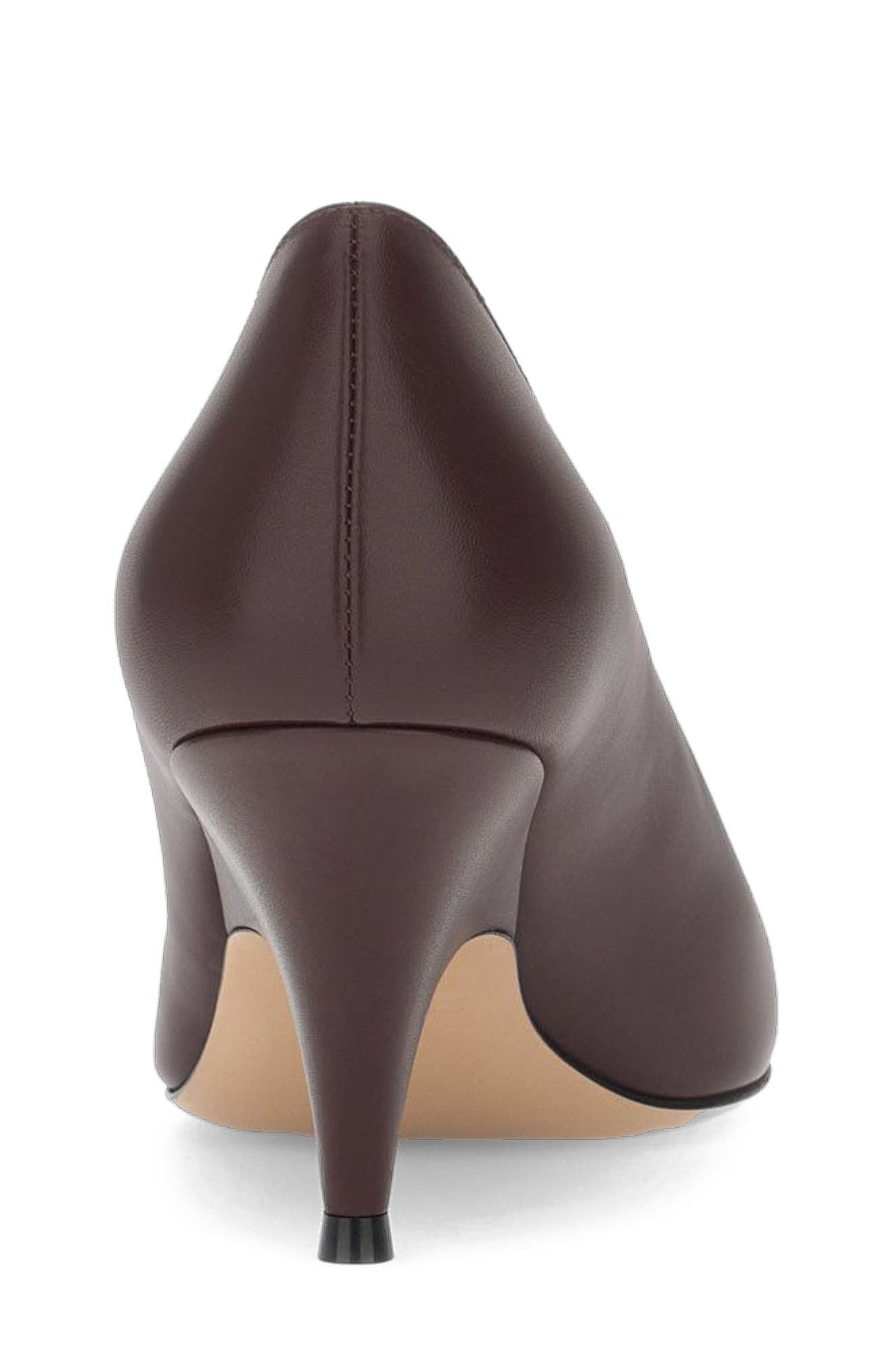 Sofia Pump, Alternate, color, Burgundy Calf Leather
