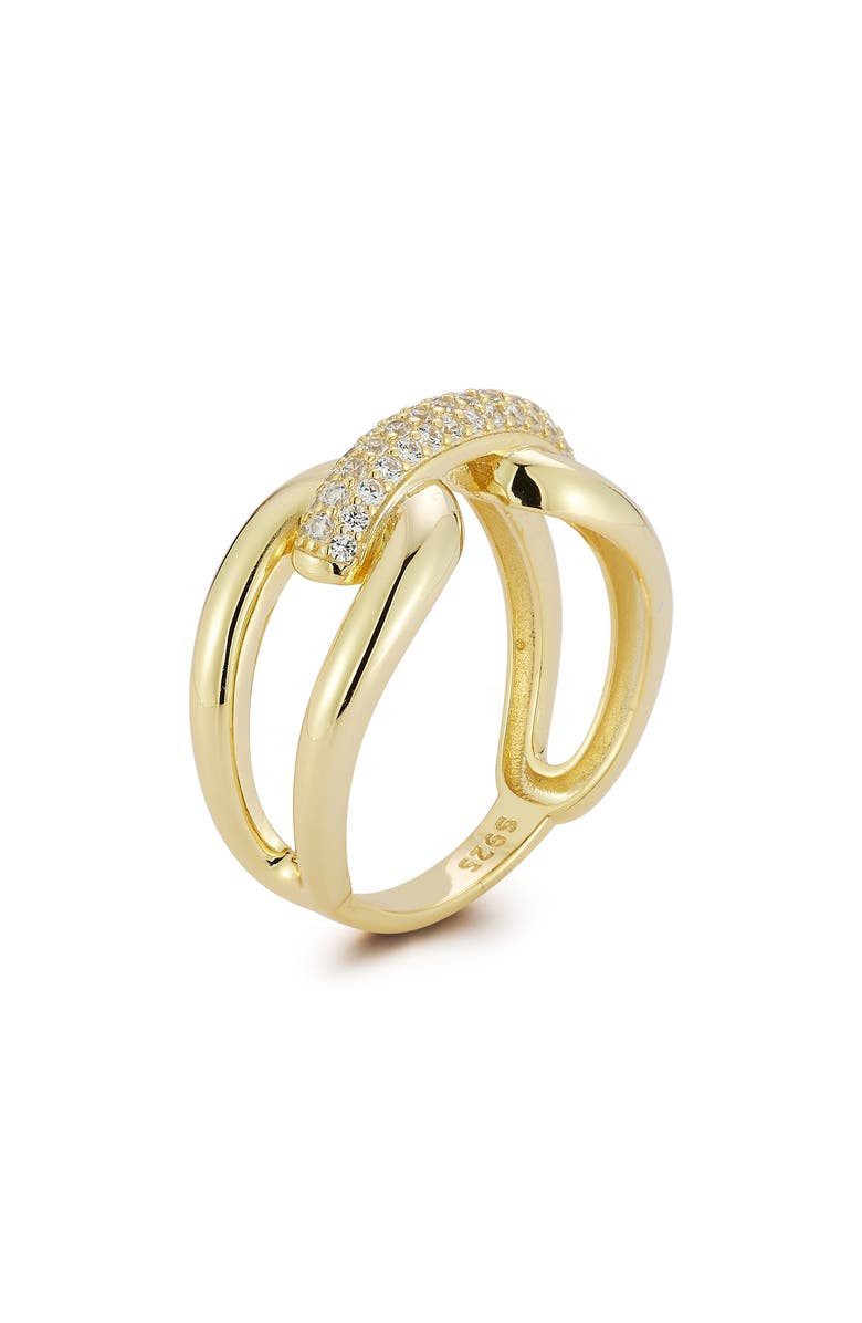 GLAZE JEWELRY Open Ring, Alternate, color, Gold