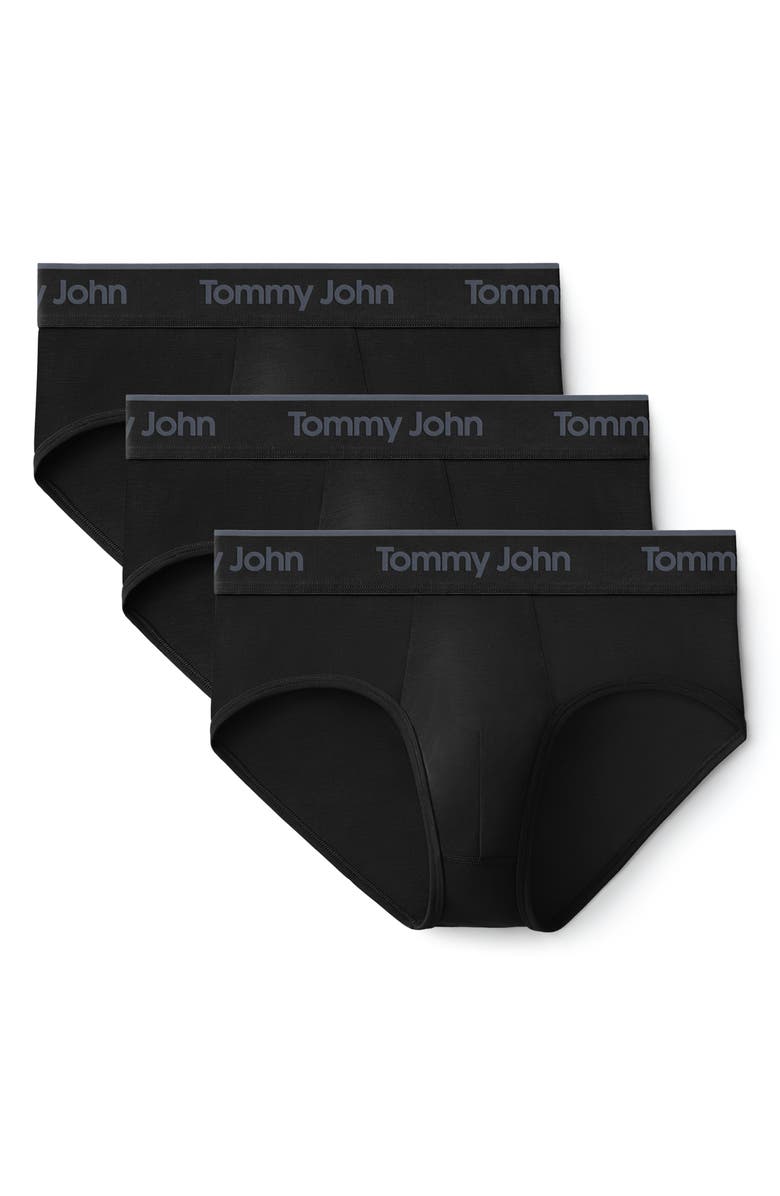 Tommy John Second Skin Modal Briefs, Alternate, color, Black