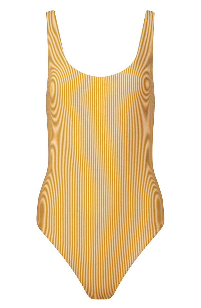 Onia Rachel Stripe One-Piece Swimsuit, Alternate, color,