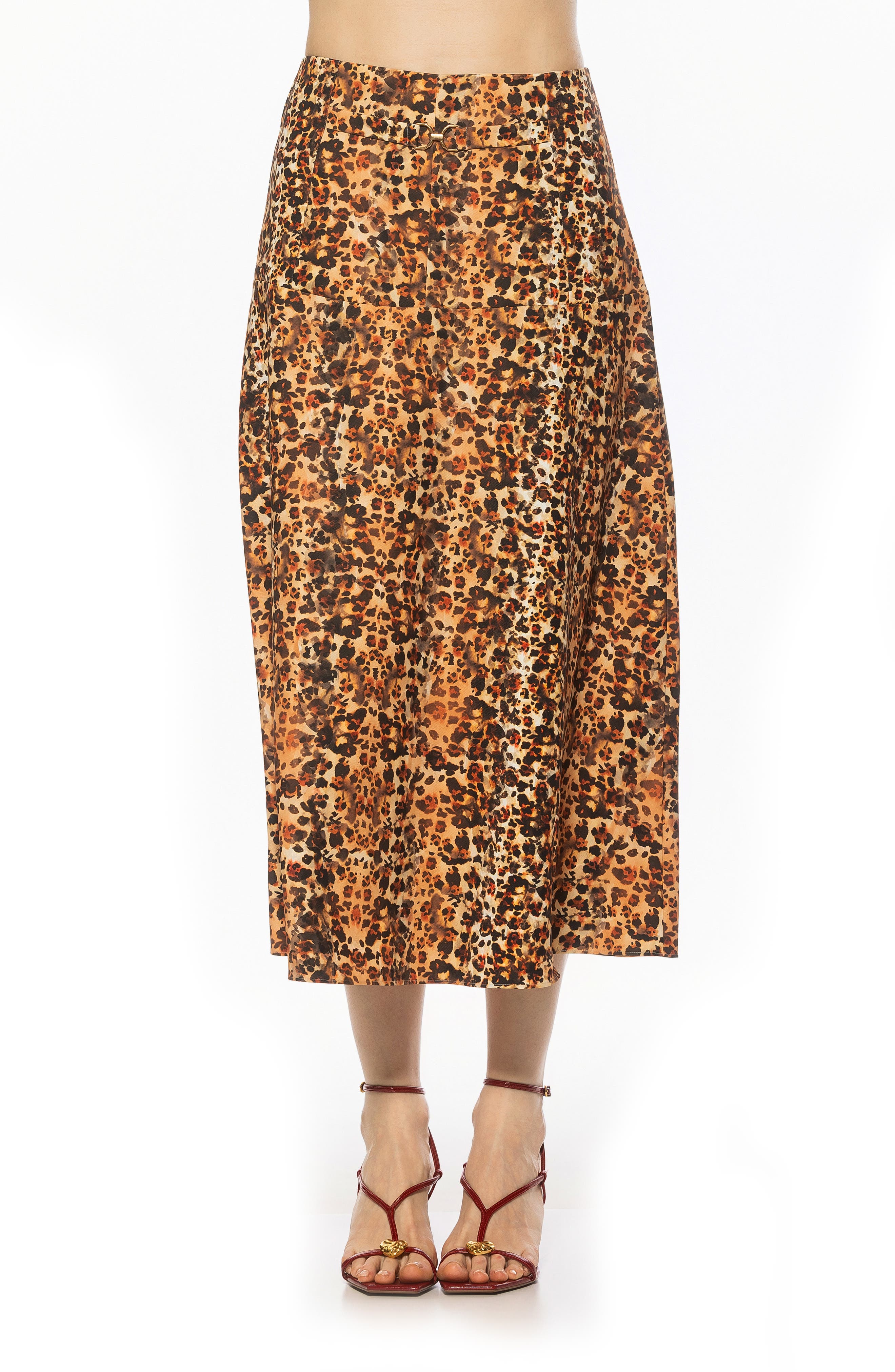 Alexia Admor Esres Flared Midi Skirt
