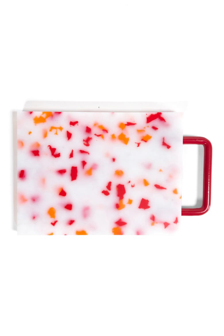 Small Cutting Board with Handle, Main, color, RED WHITE