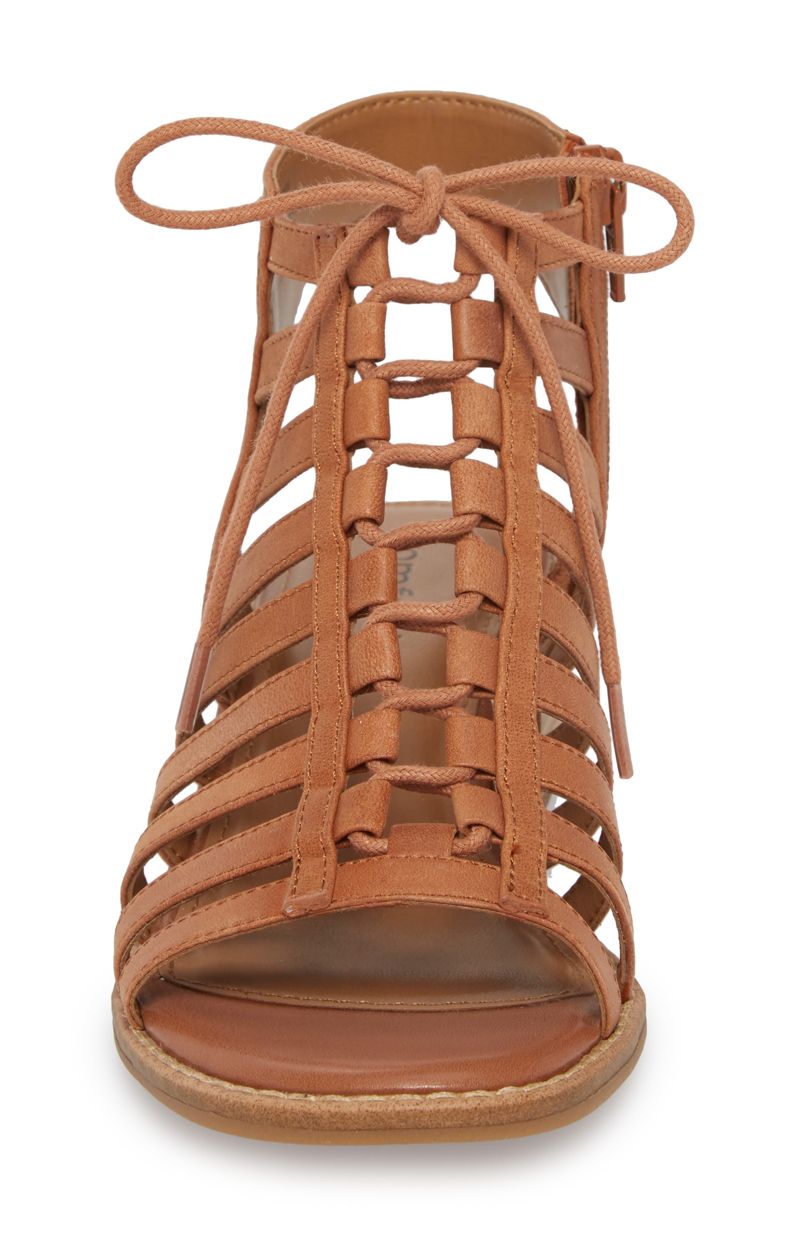 Blossom Sandal, Alternate, color, WALNUT LEATHER