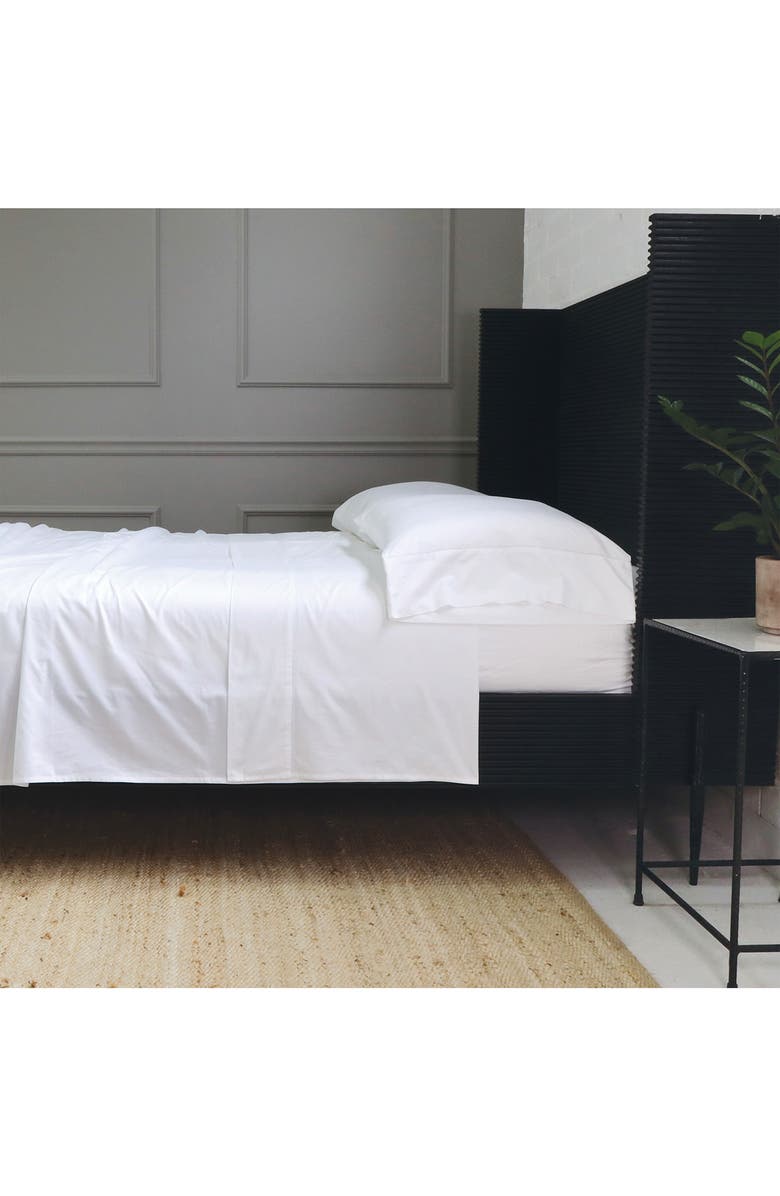 Pom Pom at Home Classico Cotton Sateen Sheet Set, Alternate, color, White