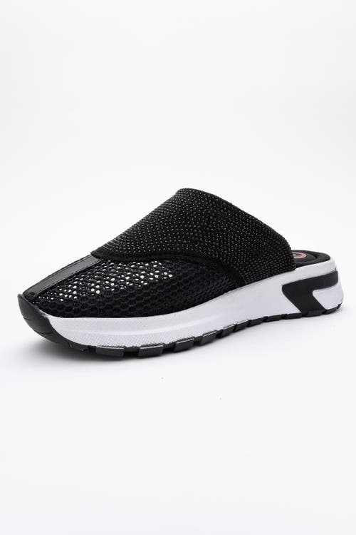 Prologue Shoes Glea Mesh Rhinestone Mules
