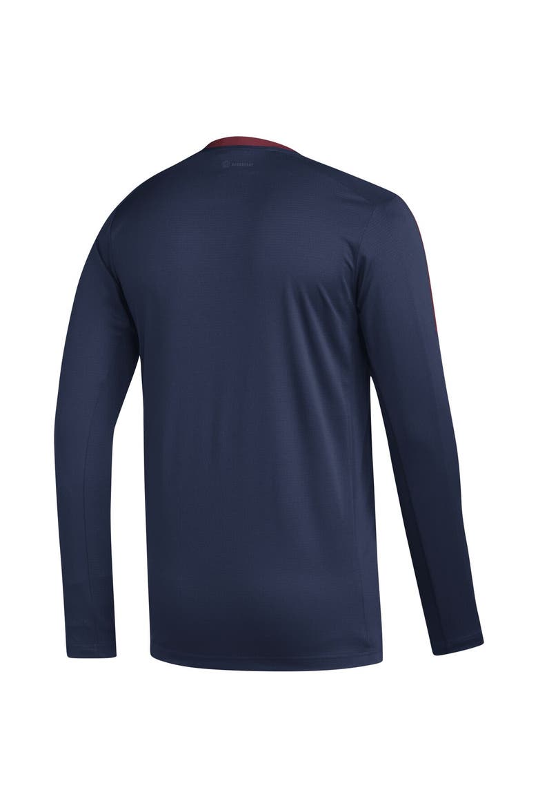 Men's adidas Navy Colorado Avalanche AEROREADY® Long Sleeve T-Shirt, Alternate, color, Navy