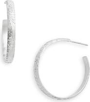 Nashelle Flora Hoop Earrings