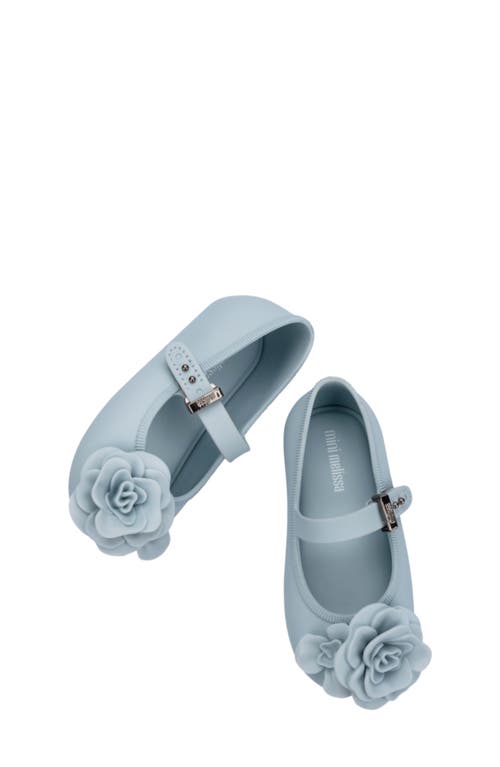 Mini Melissa Kids' Soft Ballerina Mary Jane Flat In Blue