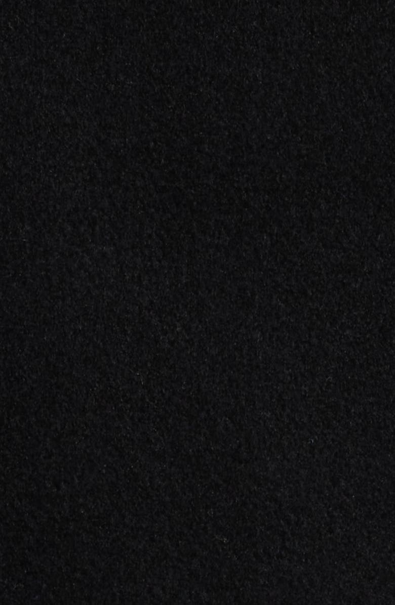 Sam Edelman Belted Faux Fur Collared Coat, Alternate, color, Black