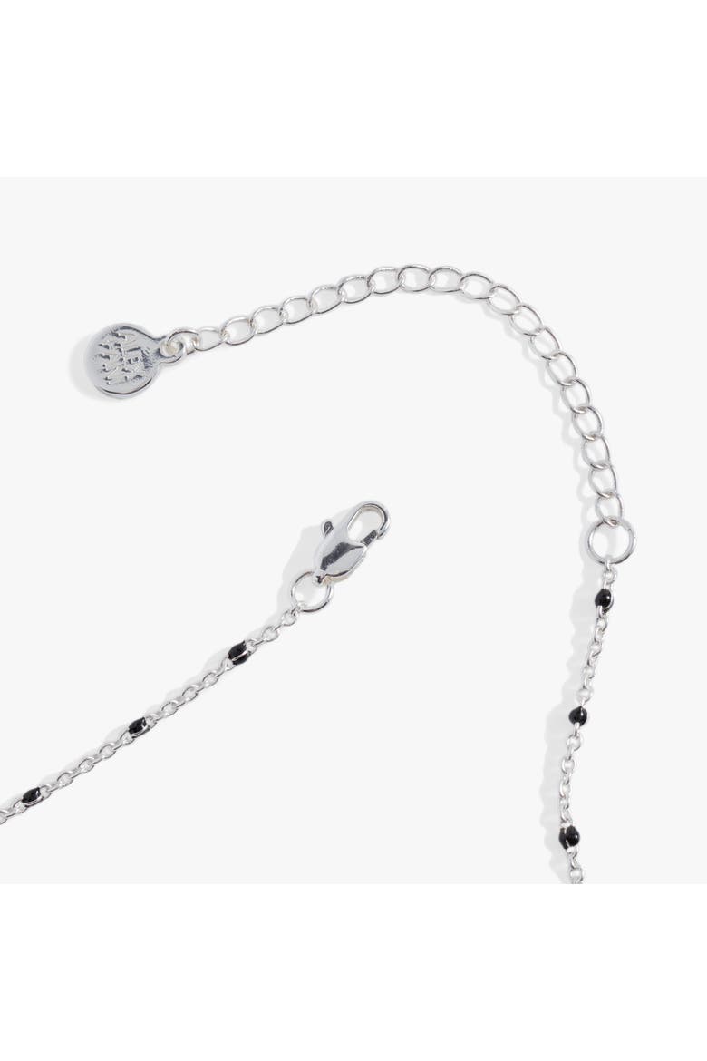 Skeleton Necklace, Alternate, color, Silver