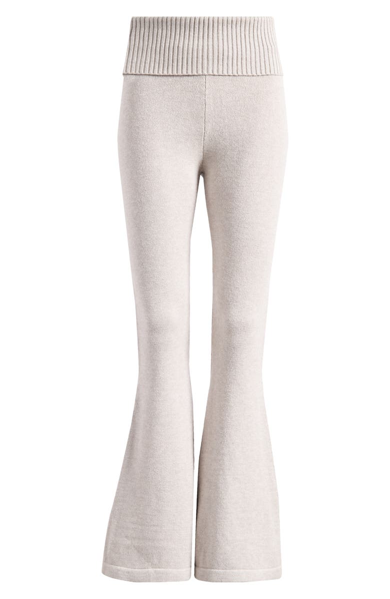 LIONESS Muse Flare Leg Sweater Knit Pants, Alternate, color,