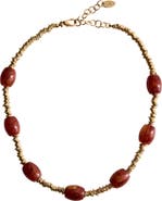 MANGO Beaded Necklace