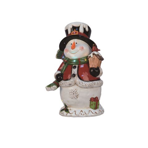 Dolomite Light Up Music Snowman Decor for Holiday Cheer