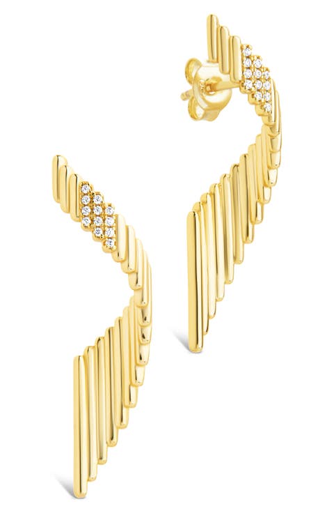 Andrea Cubic Zirconia Drop Earrings