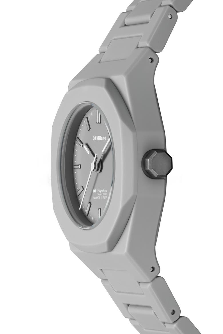 Pulse Polycarbon Bracelet Watch, 32mm, Alternate, color, GREY