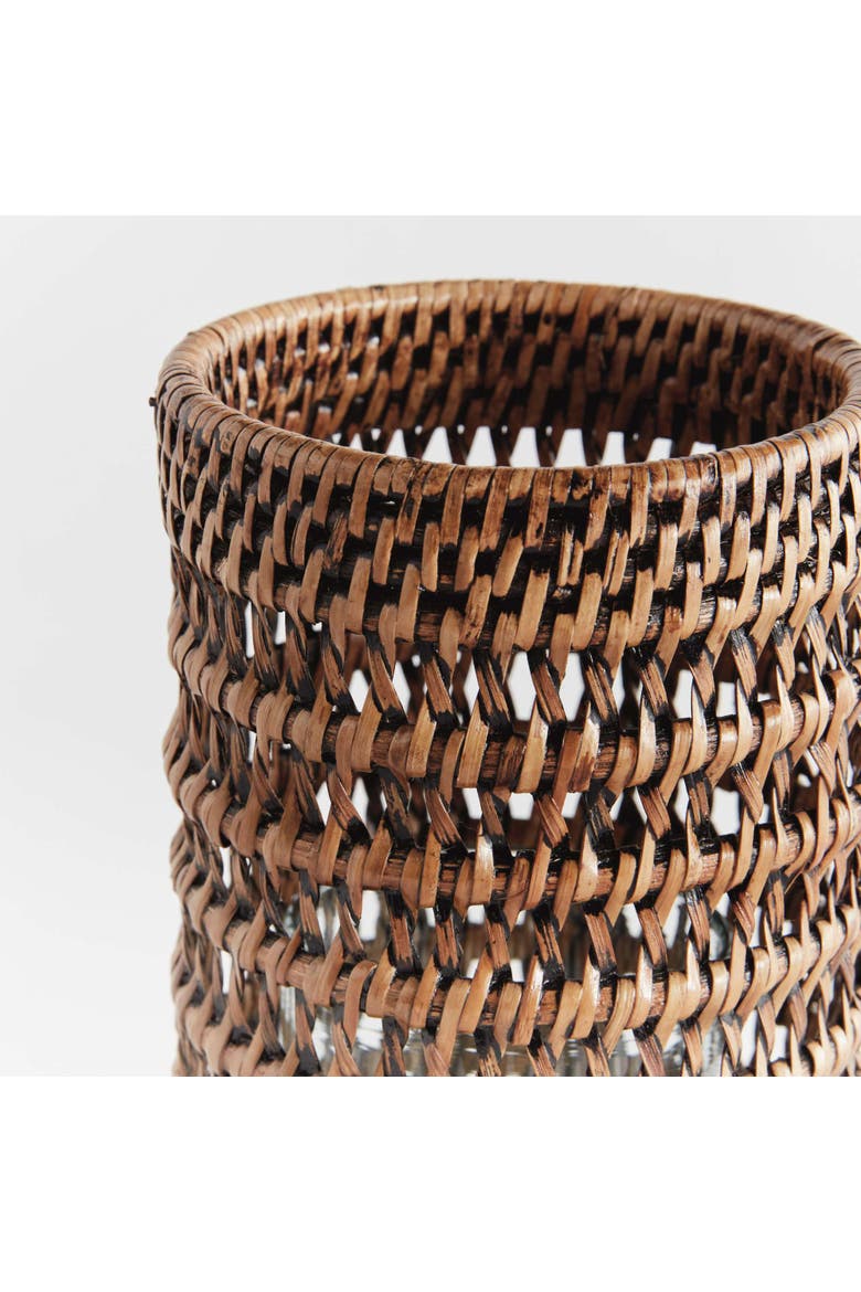 Burma Rattan Hurricane, Alternate, color, Brown
