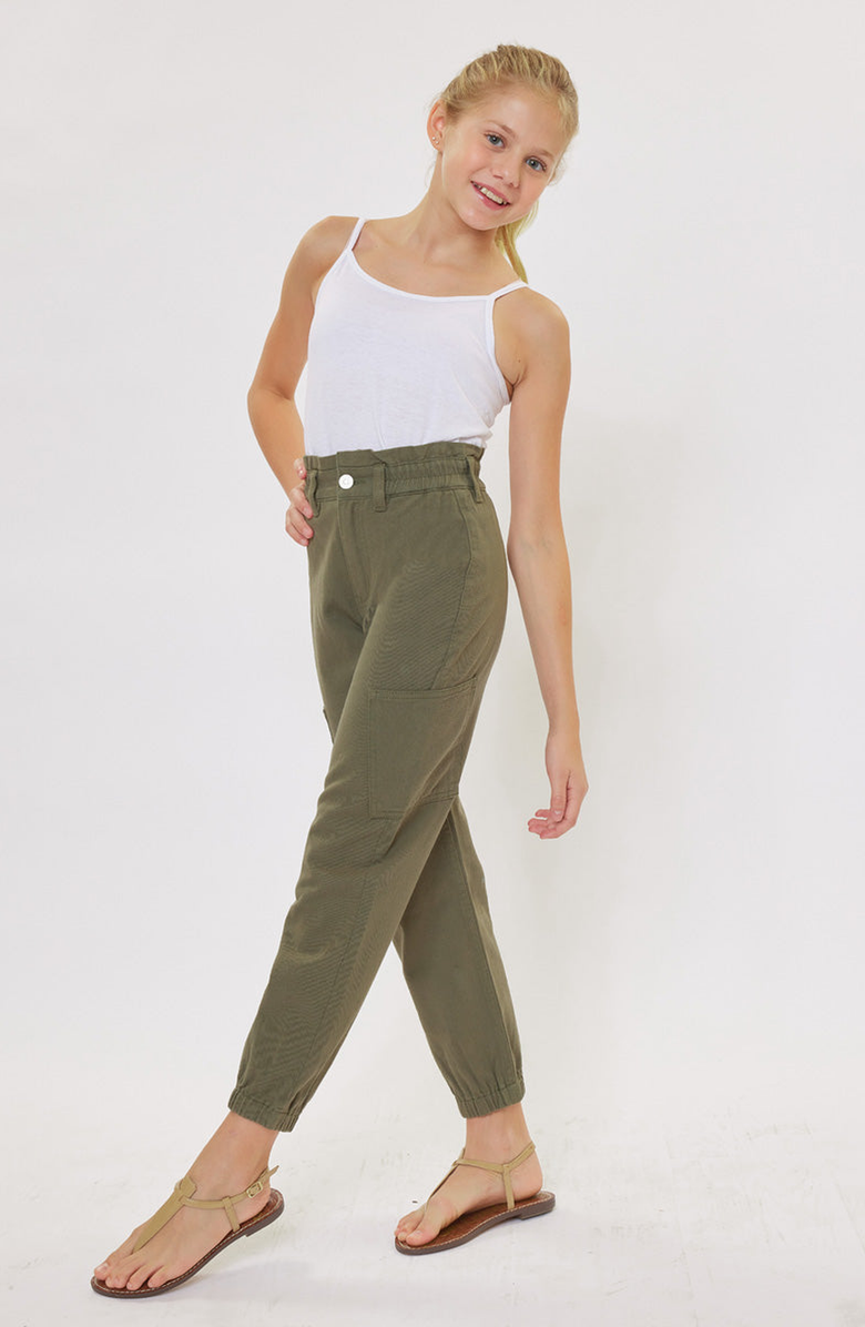 KanCan Poppy Mom Jogger Jeans, Alternate, color, Olive