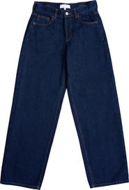 Topshop Cinch Low Rise Relaxed Jeans