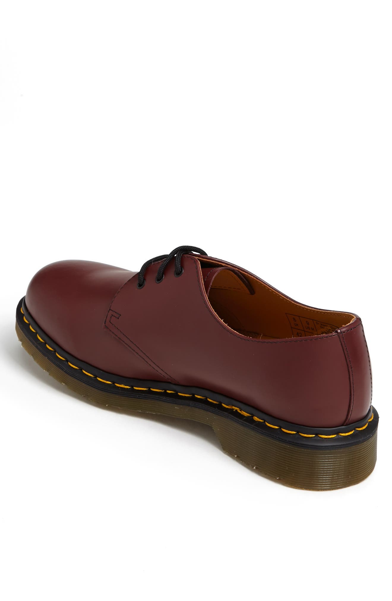 Dr. Martens 1461 Gibson Derby, Alternate, color, Cherry Smooth