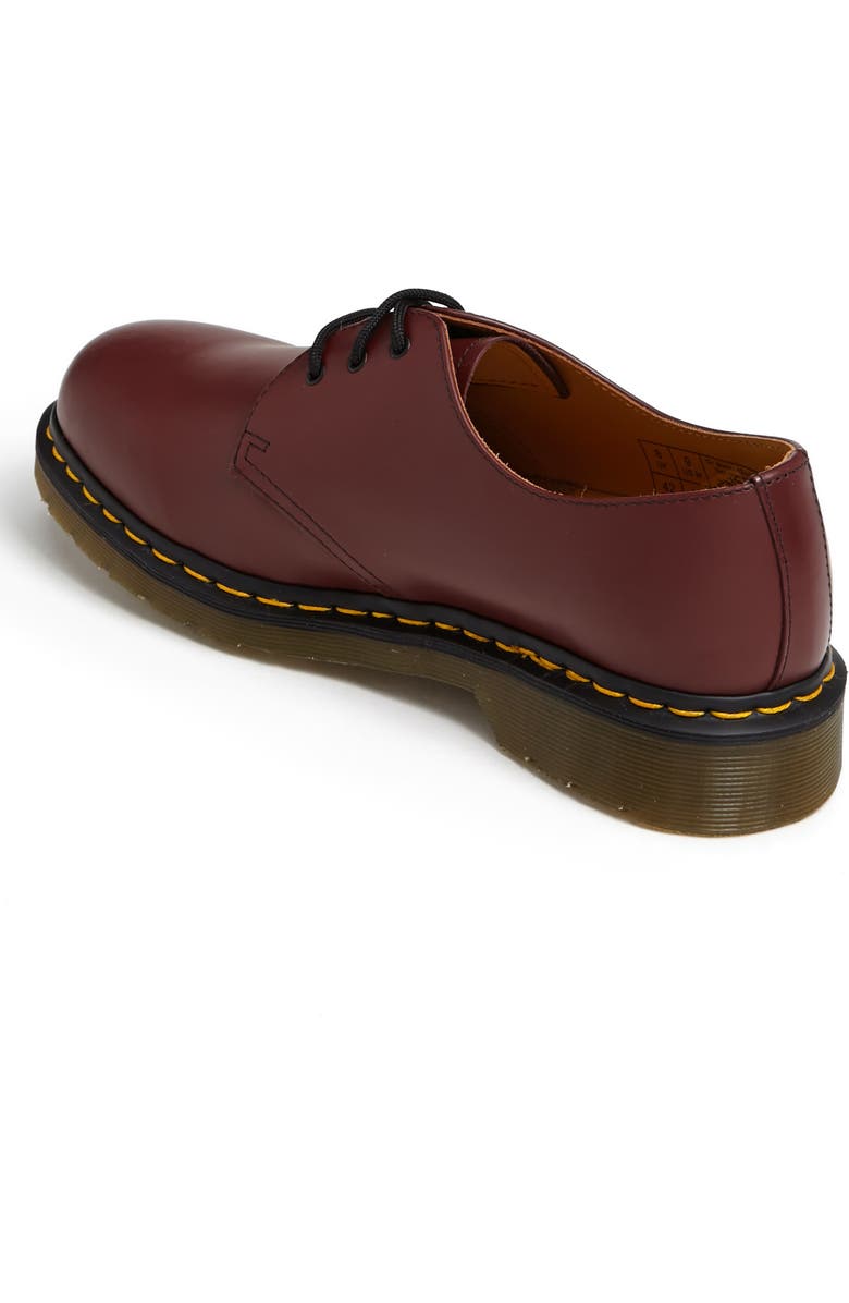 Dr. Martens 1461 Gibson Derby, Alternate, color, Cherry Smooth
