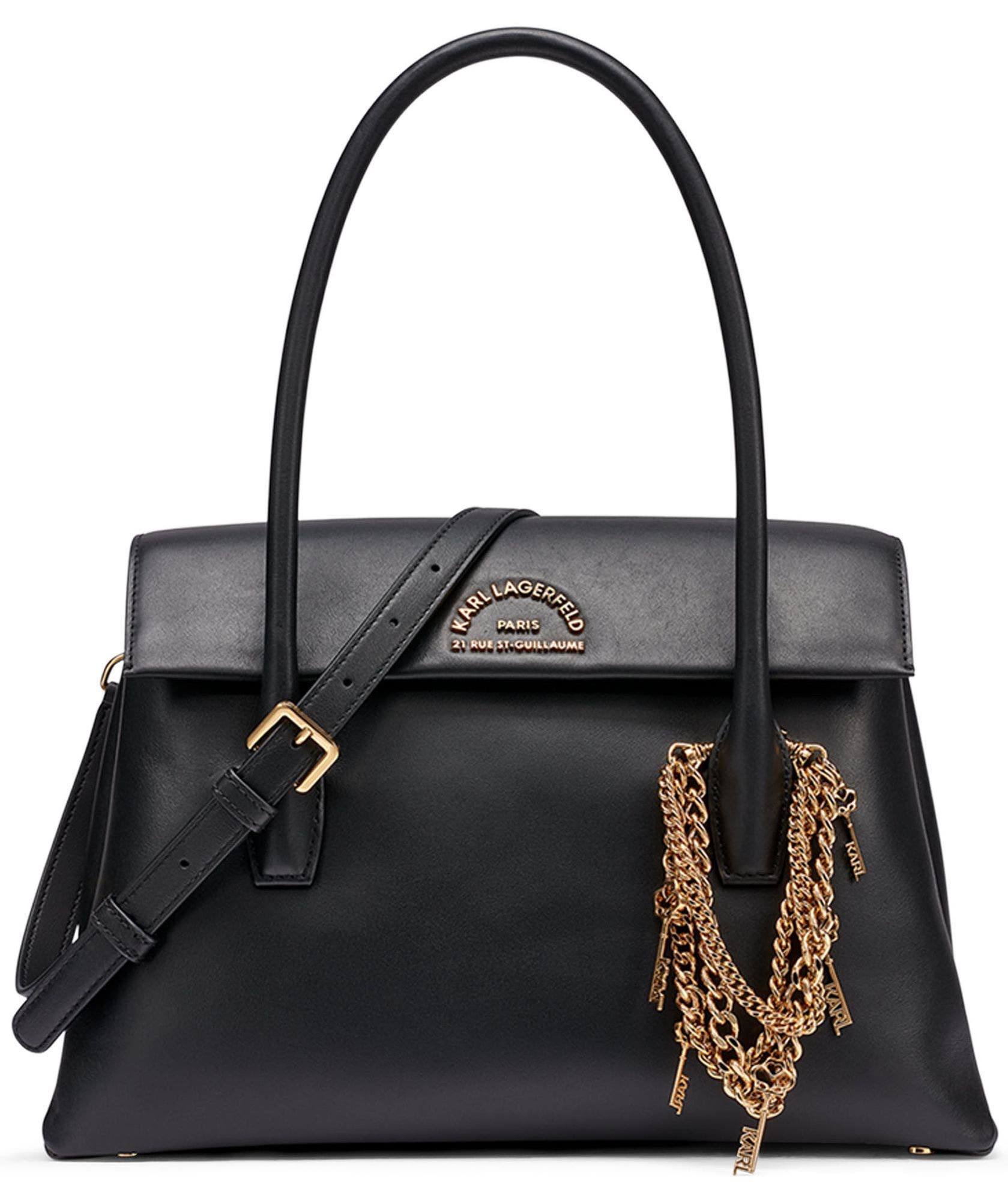 Rosalee Tote, Main, color, Black/Gold